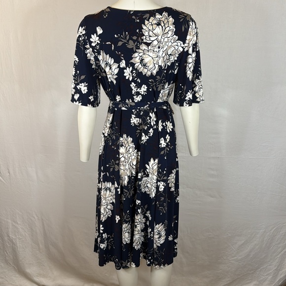 Charter Club Flutter Sleeve Floral Dress - Picture 2 of 6